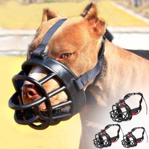 Pet Dog Muzzles Anti-biting Adjusting Strap  Safe Breathable Design NO.4 - No. 4