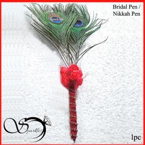 Nikah pen/Wedding pen/Floral wedding pen 1piece -Red colour