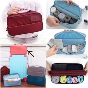 1 Pc - Unisex Panties Socks Travel bag Handbags suitcase organizer luggage organizer travel bag  - Random Colors