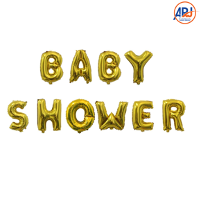 Baby Shower Aluminum Foil Letters Banner Balloons for Party Background-You can chose your colors