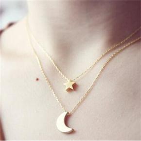 Necklace Star Moon Pendant Necklace Short Clavicle Chain Fashion All-match Necklace For Women