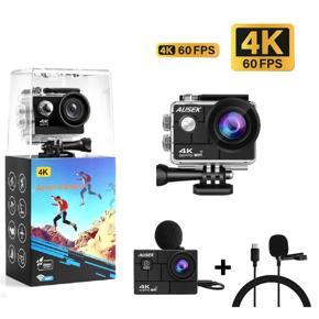 AUSEK Q44 Wifi 4K WIFI 60fps Ultra HD 2.0" Waterproof Sports Action Camera With Extranal Microphone & Remote