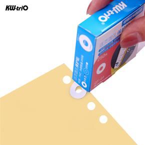 KW-trio Loose-Leaf Paper Hole Reinforcement Labels Round Stickers Self-Adhesive Hole Punch Protector for Office School Home Supplies, 250 Labels