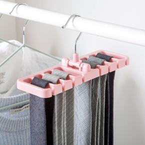 Rotating Tie & Belt Scarf Storage Hanger - Multicolor