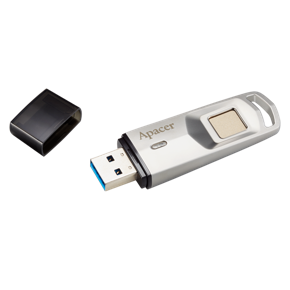 APACER 32GB AH651 USB3.1 GEN 1 FINGERPRINT FLASH DRIVE SILVER RP