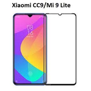 For Xiaomi Mi 9 Lite Tempered Glass Screen Protector 5D/6D/9D/11D Tempered Glass For (Edge To Edge) Xiaomii Mii 9 Lite- Black