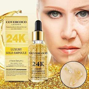 Luxury Anti Wrinkle Anti-aging Natural Lifting Moisturizing Face Lift Essential Oil 24k Gold Serum