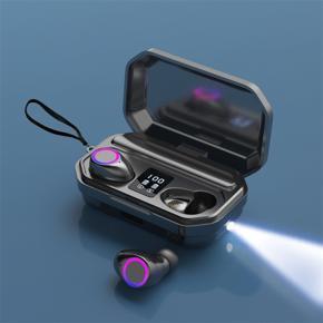 The New M15 Bluetooth Headset Binaural In-ear Sports Digital Display Tws Wireless Bluetooth Headset Touch 5.0