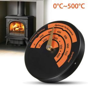 Alloy Magnetic Stove Flue Pipe Thermometer - Temperature Gauge For Wood Burner. -