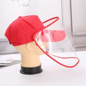 Protective Hat Anti-Saliva Anti-Dust Face Protection Adjustable Detachable Protective Cap