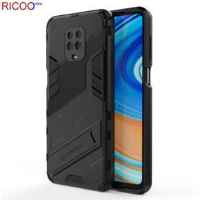 Suitable for redmi note11pro punk armor mobile phone shell millet poco x3 bracket practical anti-fall cover