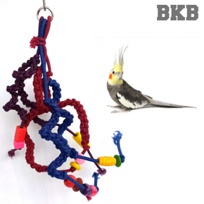 Bird Cradle Toy ladder swing toy bird cage accessories