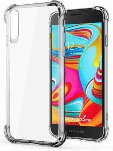 Soft Silicon Transparent Bumper Case Back Cover FOR Samsung Galaxy A2 Core