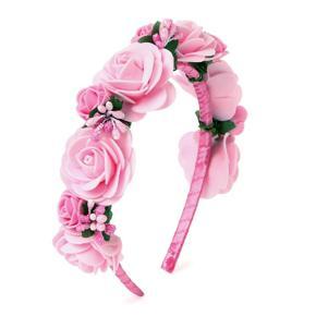 Artificial flower hair band for cute girl -1 pc