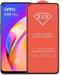 9H Full Glue Tempered Glass Screen Protector For Oppo F19 Pro