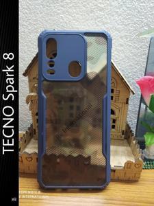 For TECNO Spark 8 Shockproof Bumper Case back cover