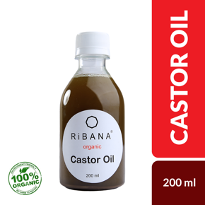 Ribana Organic Castor Oil for Hair- 200ml