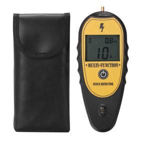 GMTOP 200-15000V Ranch Fence Digital Display Voltege Current Current Direction Tester Farm Electronic Fence Fault Finder Current Direction Measuring LCD Backlight Display with Storage Bag