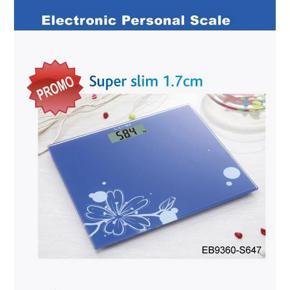 150Kg Tempered Glass Personal High Accuracy Digital Step-On Technology Body Weight Scale / Machine