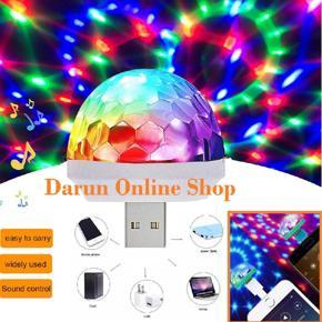 Usb Mini Led Disco Magic Ball Lights, Sound Sensor Led Small Magic Ball Light