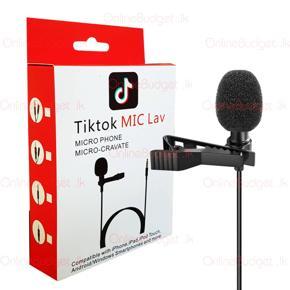 Tiktok Mic Lav 3.55 Microphone For Mobile, Camera And PCTiktok Mic Lav 3.55 Microphone For Mobile, Camera And PC