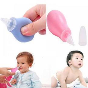 Newborns Baby Nasal Vacuum Mucus Suction Aspirator Soft Tip Runny Nose Cleaner
