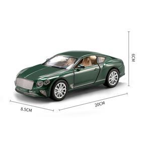 1/24 Simulation Bentley Continental GT Model Alloy Car Model Pull Back Car Model Toy With Sound Light