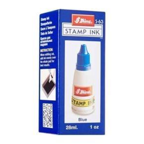 Stamp Pad ink shiny 28ml Black ,Red, Violet, Blue 1pcs