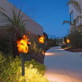 LED Solar Lawn Light Squirrel Shape Outdoor Landscape Lamp arden Decor Style