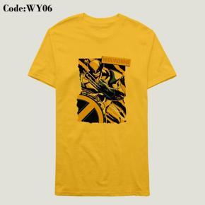 wolverine yellow Half Sleeve T-Shirt For Men's