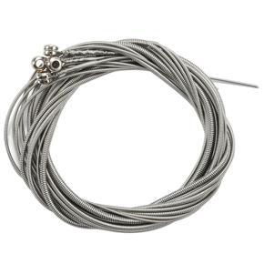 4 Pcs Stainless Steel Bass Strings Bass Guitar Parts Accessories Guitar String Silver Plated Gauge Bass Guitar Music Accessories