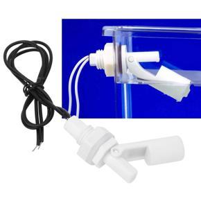 Water Level Sensor Controller 2Pcs Float Switch Side-Mounted White PP Plastic 16mm DC0-110V