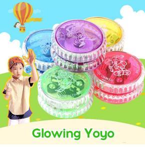 Children's Luminous YoYo Creative Flash Toy YoYo Boy Glare YoYo Ball Puzzle Night Light YoYo Ball