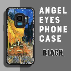 Hontinga for Samsung S9 Back Cover Oil Painting Fashion Case Camera Protection Soft Silicone TPU Phone Cases