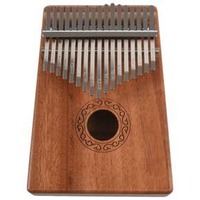 17 Keys Kalimba Thumb Piano Finger Piano Musical Toys With Tune-Hammer And Music Book