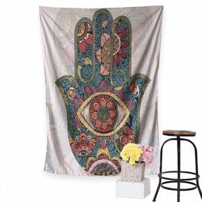 Stylish Art Hamsa Fatima Hand Wall Hanging Yoga Tapestry Bedroom Picnic Blanket