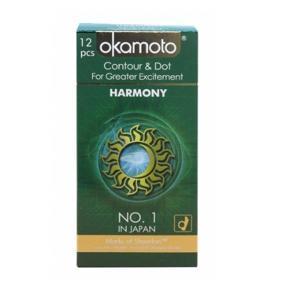 Okamoto Harmony Contour and Dot Condoms – 10Pcs