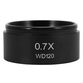 WD120 0.7X Trinocular Stereo Microscope Auxiliary Objective Lens Barlow Lens 48mm Thread