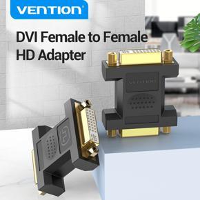 Vention DVI Adapter DVI-I 24+5 Female to Female Extension Adapter 1080P 60Hz DVI Converter for Projector HDTV Moitor DVI Cable