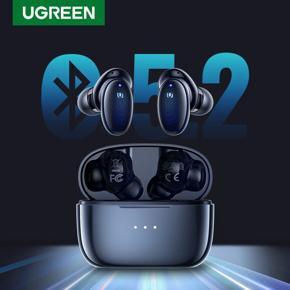 UGREEN HiTune X5 Wireless Earbuds Bluetooth 5.2 in-Ear Headphones with Qualcomm QCC3040 aptX Codec 4 Mics CVC 8 Noise Reduction 28h Playtime for iPhone Android