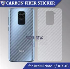 Carbon Fiber Back Film For Xiaomi Redmi Mi Note 9