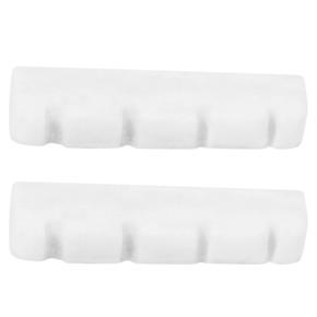 ARELENE 2X Bass Bone Nut 4 String Replacement (38 x 6 mm, Unbleached)