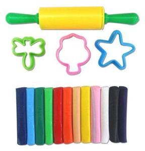 HarnezZ Colorful Play Dough Clay with Molding Tools Set for Kids - Multi-colors
