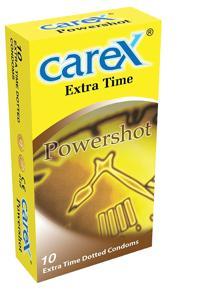 Carex Extra Time Powershot Condoms -10pcs Pack