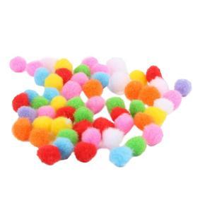 XHHDQES Pompoms for Craft Making and Hobby Supplies 1000 Pieces 1 cm Assorted Colors