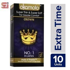 Okamoto Crown Super Thin and Soft Condoms - 10Pcs