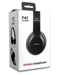 P47 - Wireless Bluetooth Headphone - Black