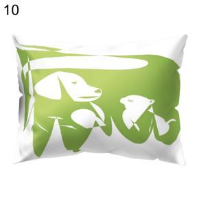 Abstract Color Block Animal Pillow Case Cushion Cover Sofa Bed Car Office Decor