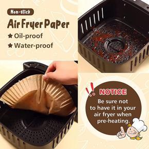 ARELENE Air Fryer Disposable Paper Liner, Air Fryer Liners, Air Fryer Parchment Paper, Non-Stick Air Fryer Paper, Baking Paper