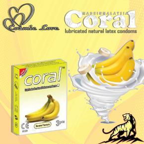 Coral Condom Banana Flavours